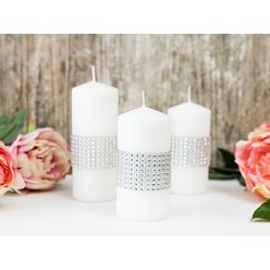Diamantový pás stříbrný 4 cm x 9 m